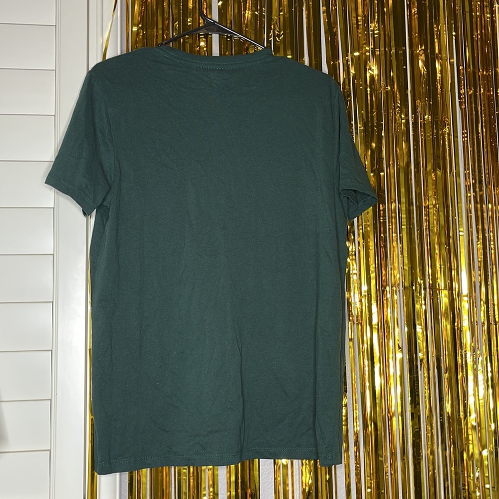 A13).  Old Navy Soft Washed Short Sleeves Tops Tees Green size Medium (A#003) - Picture 4 of 4